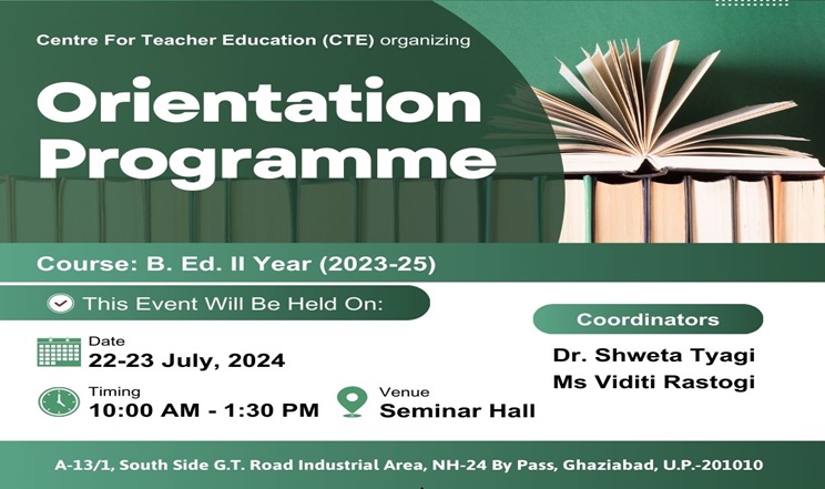 Orientation Programme of B.Ed. IInd year (2023-25)