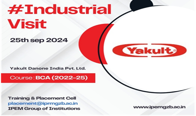 Industrial Visit on Yakult Danone India Pvt. Ltd.