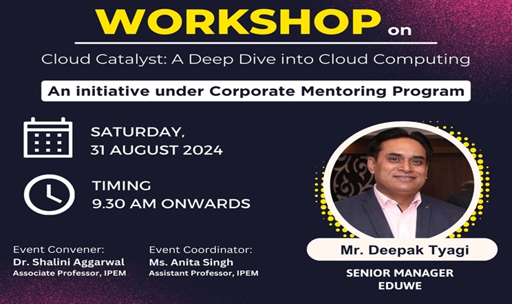 Workshop on Cloud Catalyst A Deep Dive into Cloud Computing