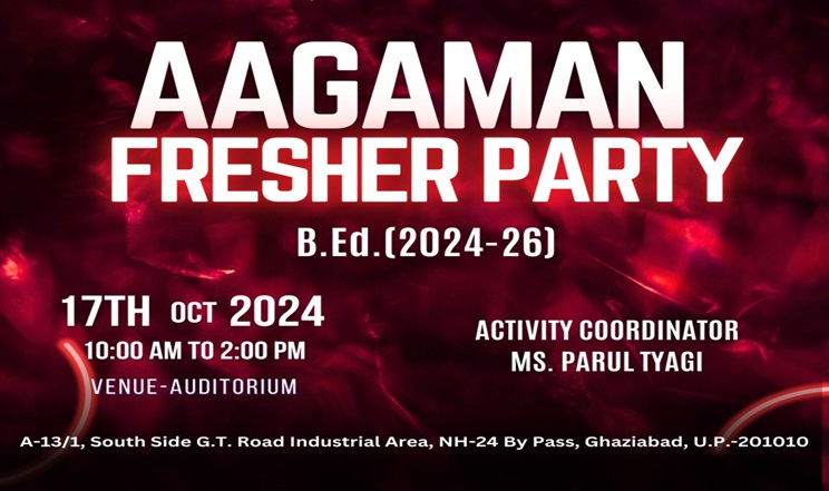 Aagaman fresher Party of B.Ed (2024-26)