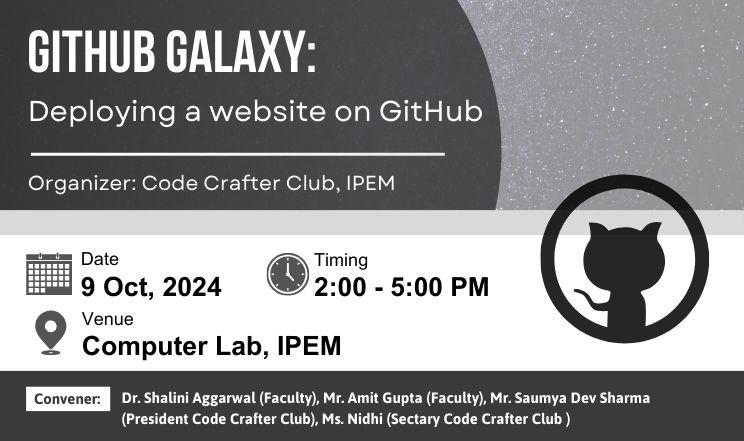 GitHub Galaxy Deploying a website on Github