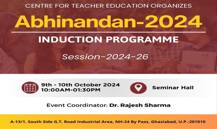 Induction Programme Abhinandan 2024