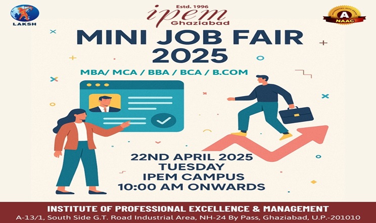 Mini Job Fair for MBA MCA BCA BBA B.COM